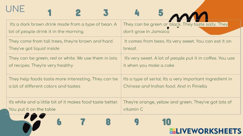 Vocabulary Tema 3 juegoII