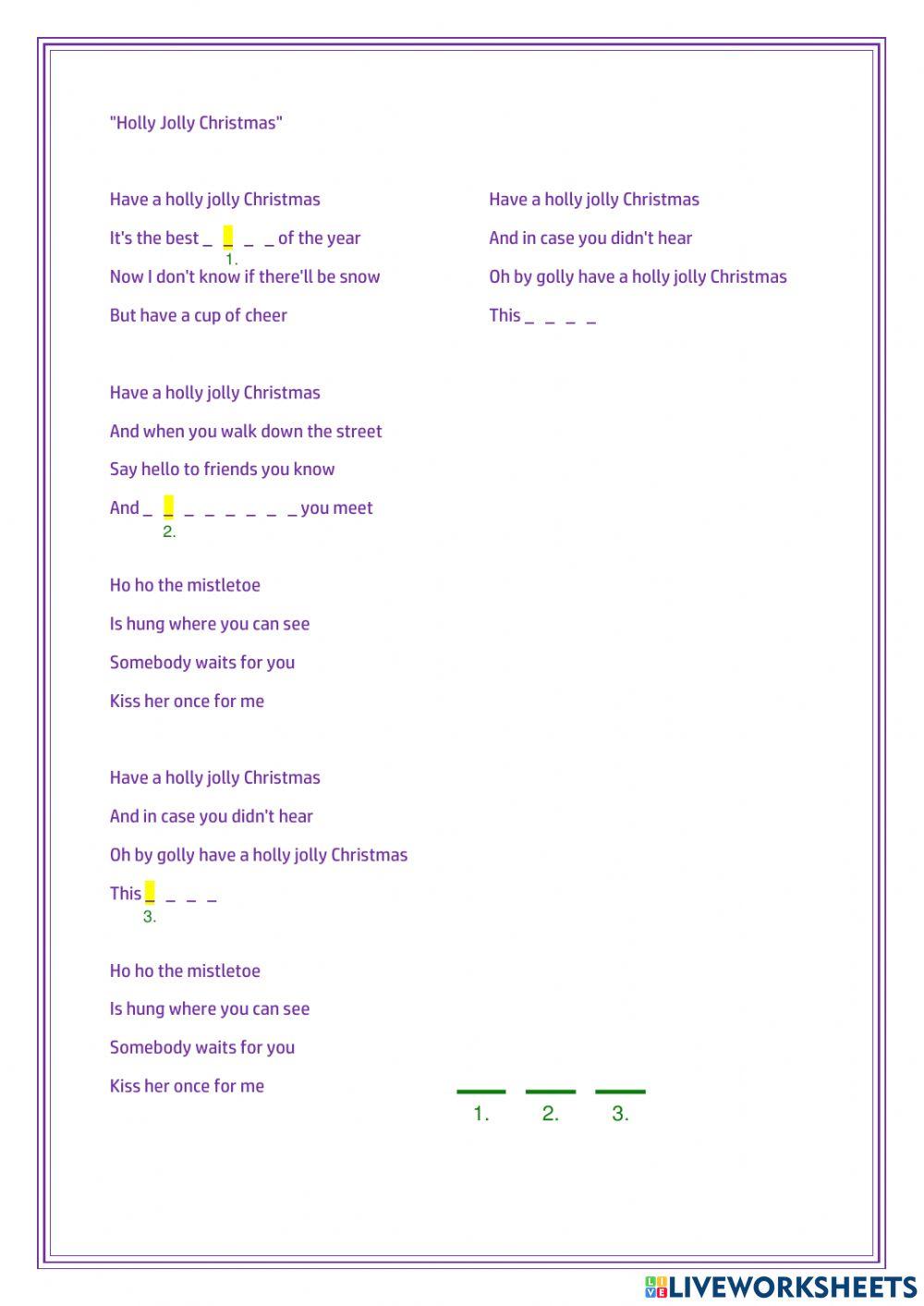 Holly Jolly Christmas