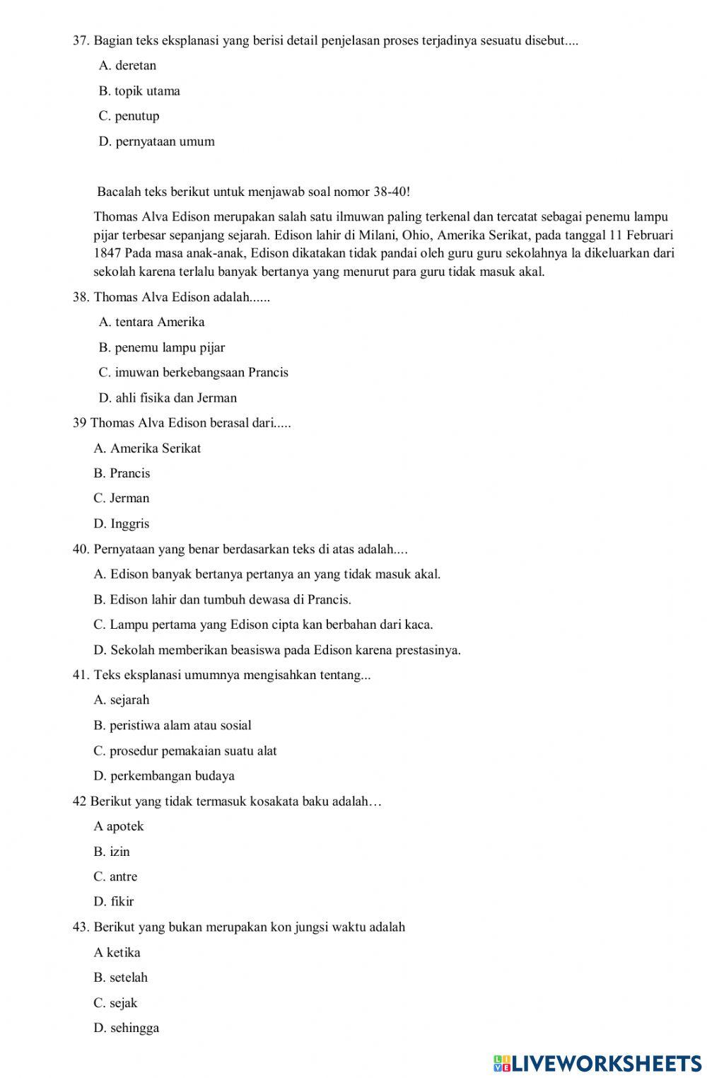 Pas b indo kls 6 s 1 2021