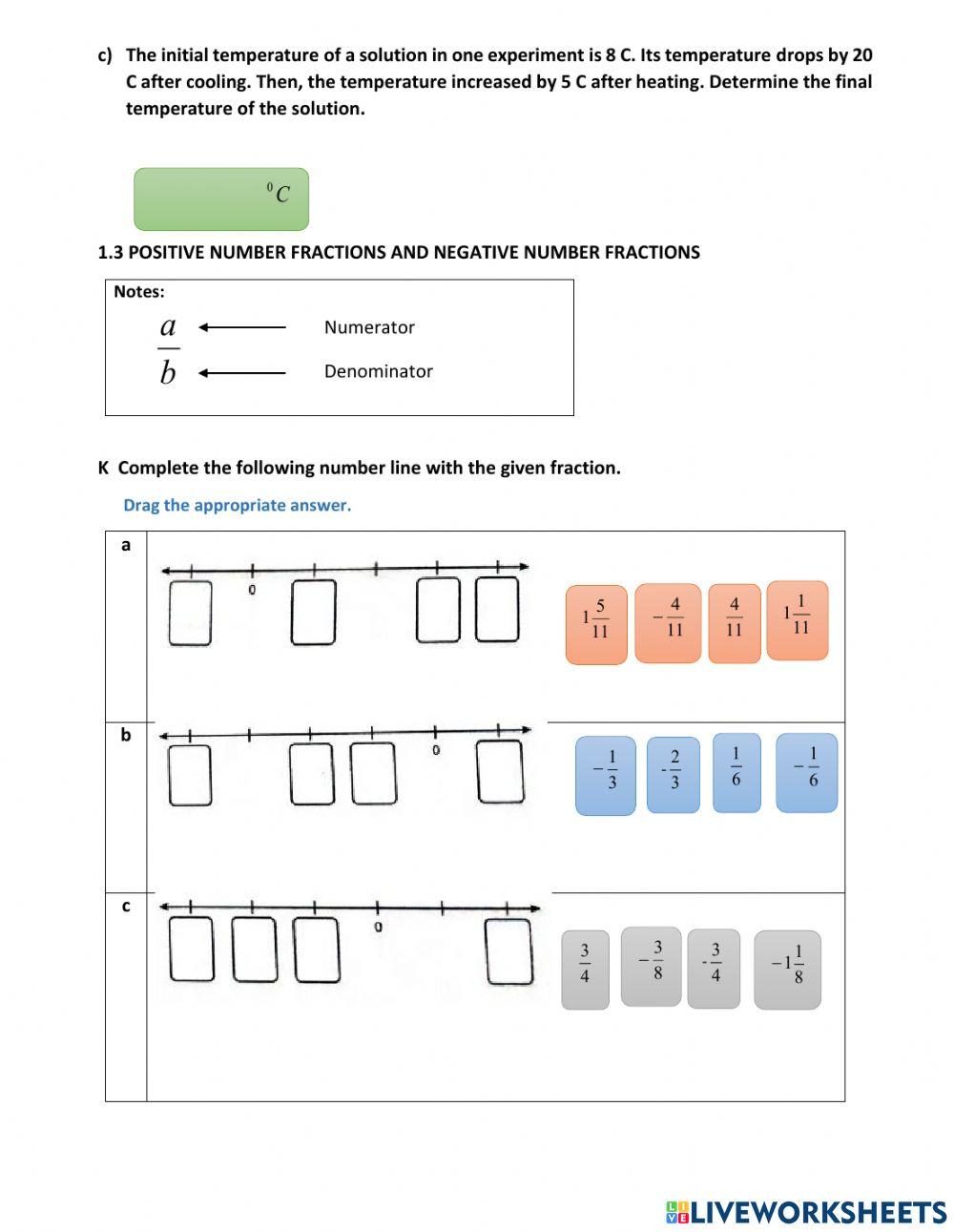 Chapter 1 rational number Chapter 1 rational number