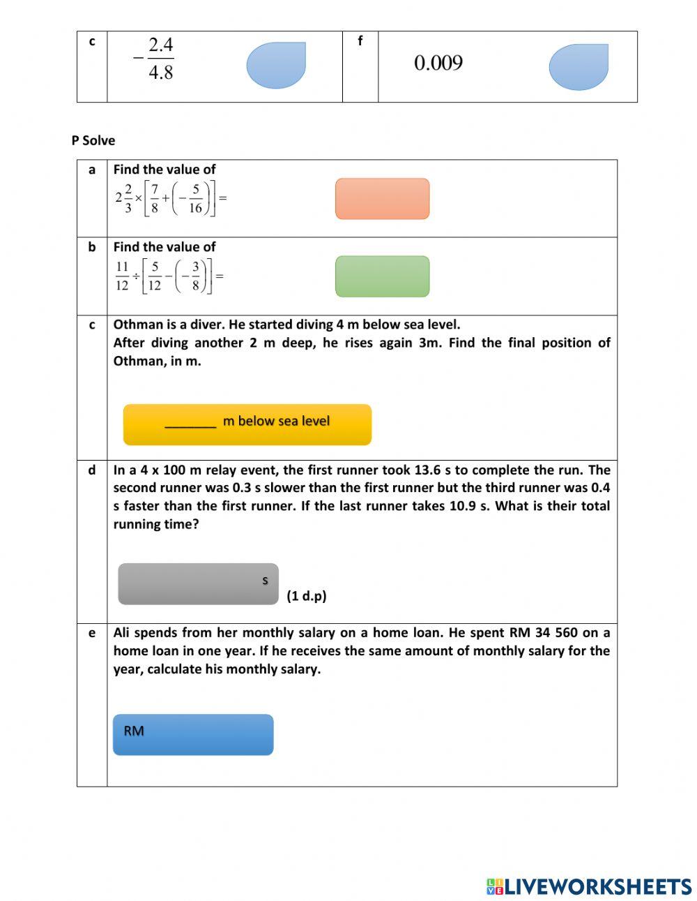 Chapter 1 rational number Chapter 1 rational number