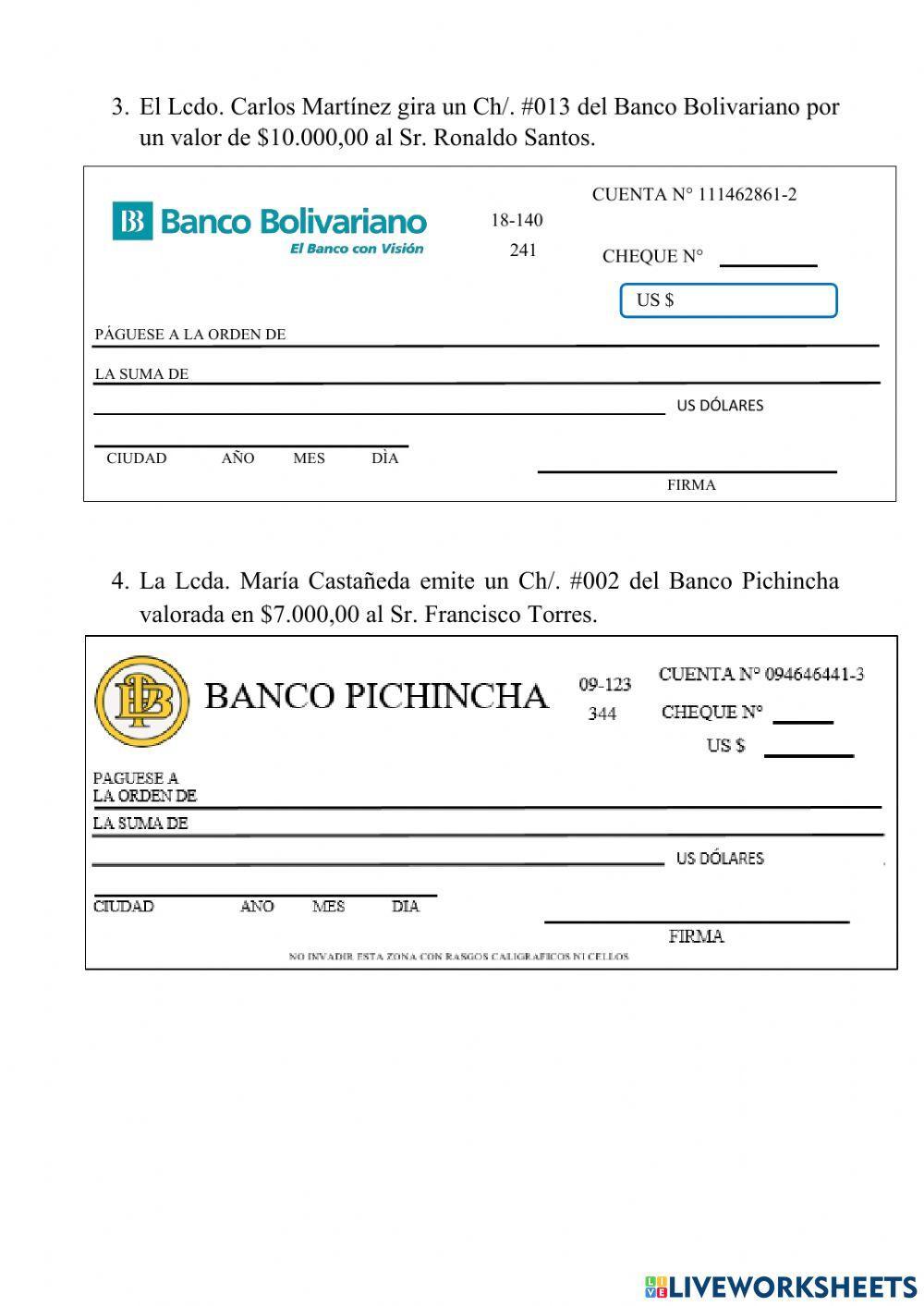 Documentos negociables