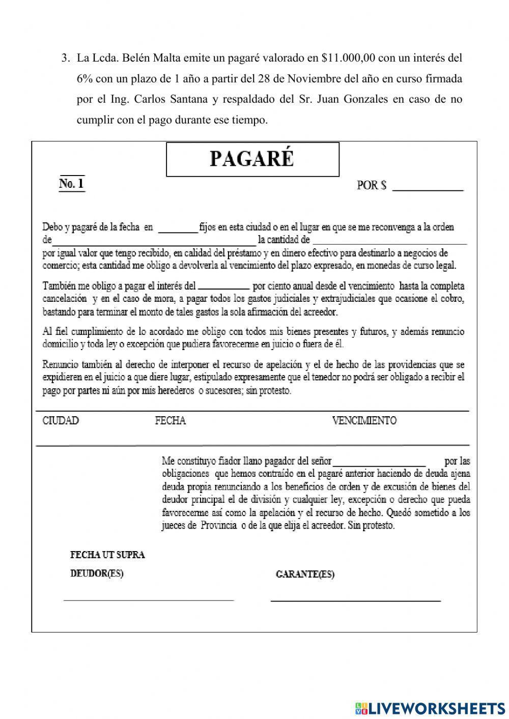 Documentos negociables