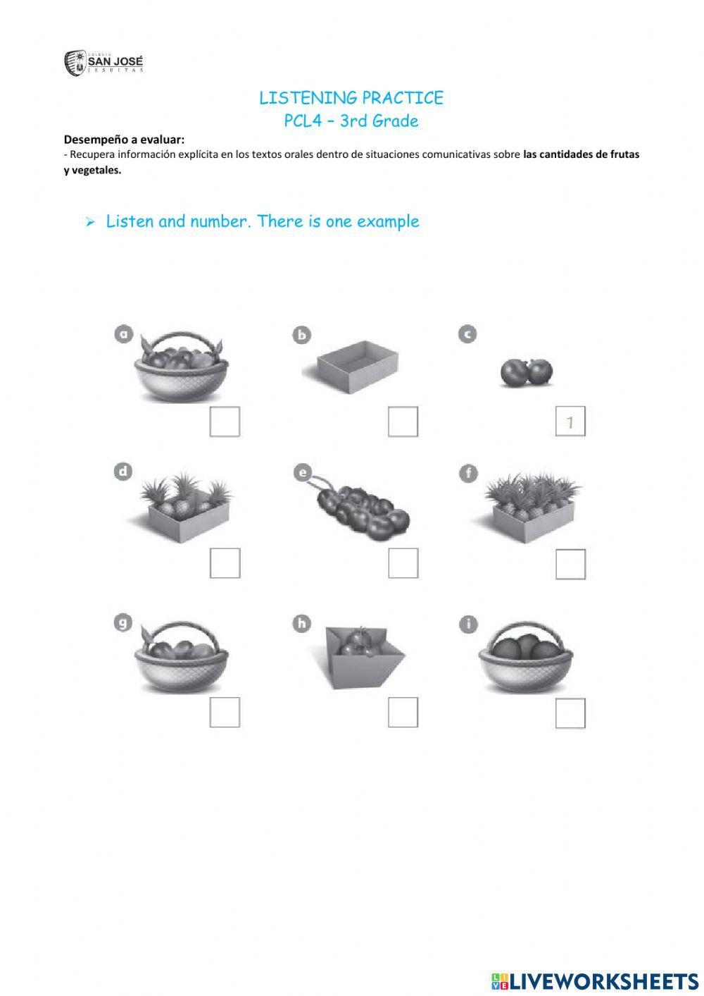 Listening lots of some any