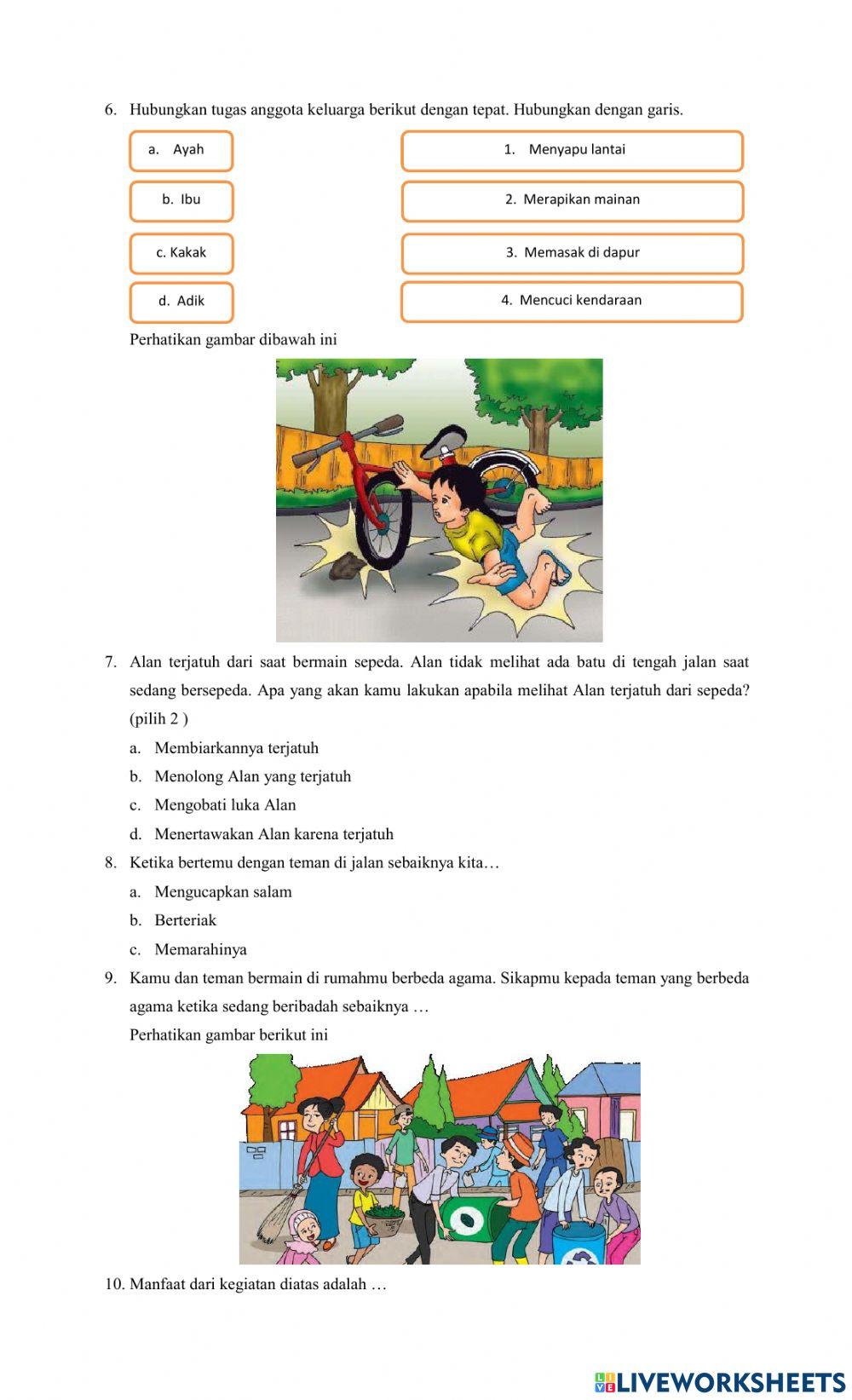 SOAL PAS GANJIL TEMA 3 KELAS 2