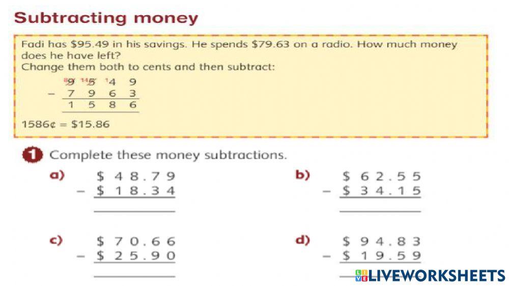 Class work pages 64,66