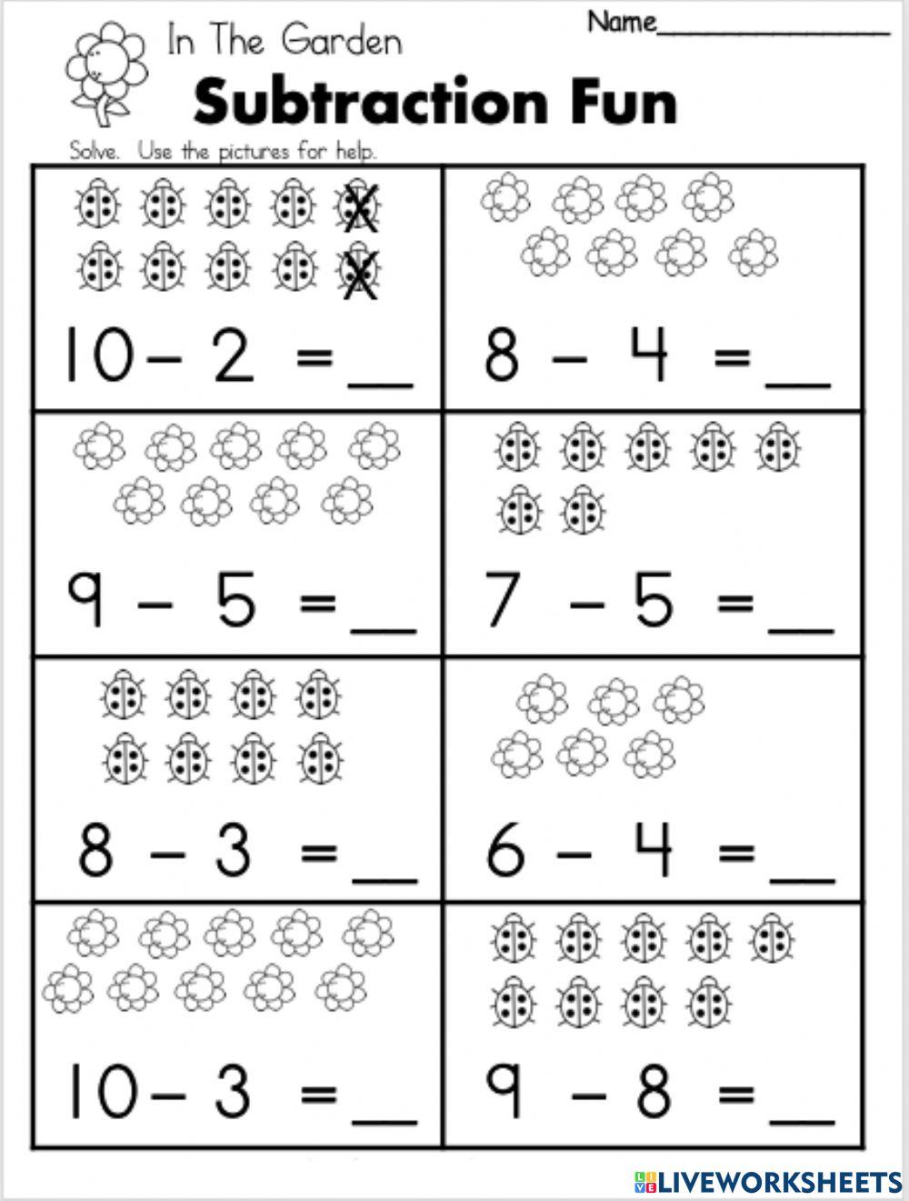 Subtracting sets Subtracting sets