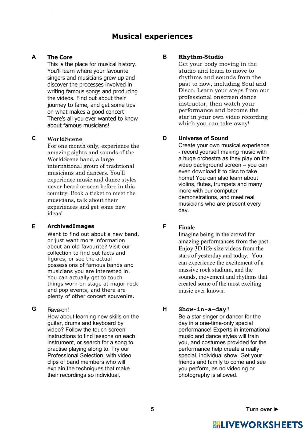 Reading Practice Part 4