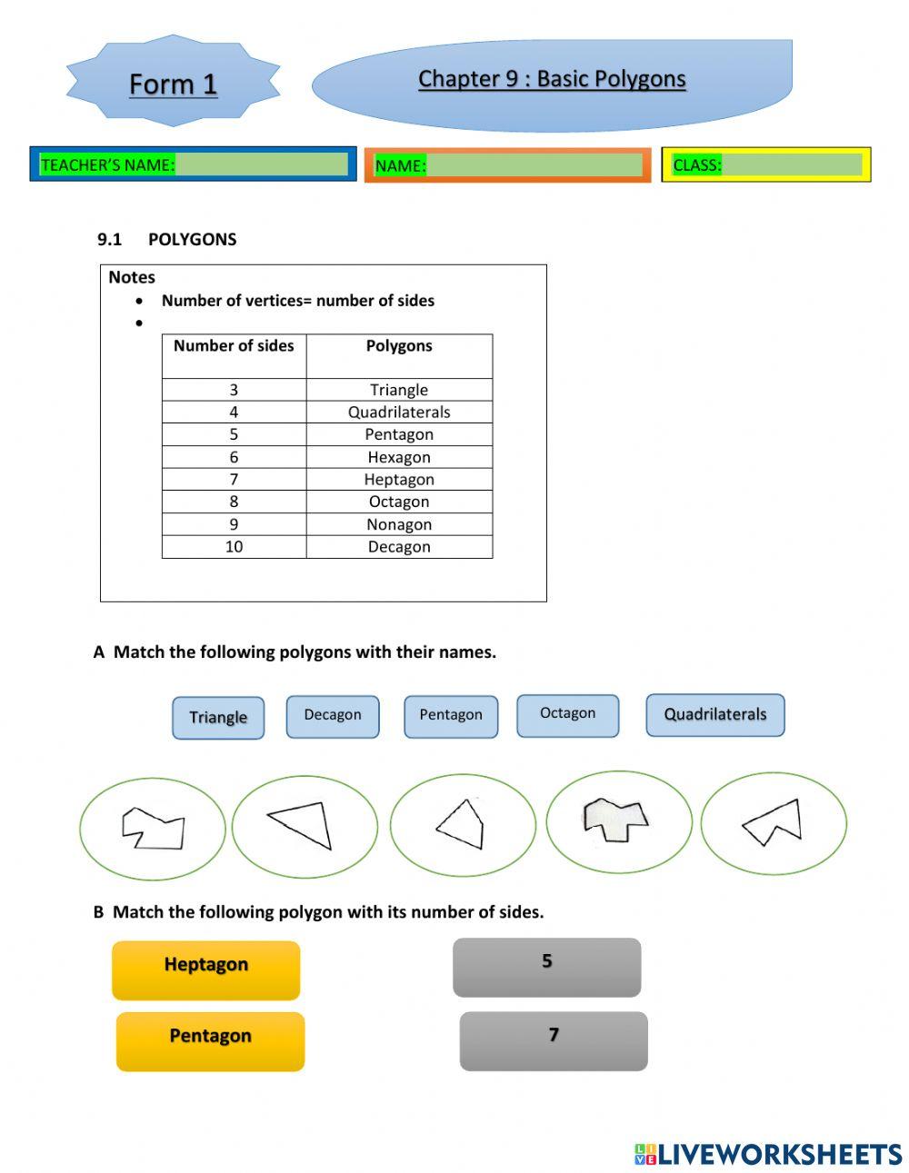 Chapter 9 basic polygons Chapter 9 basic polygons
