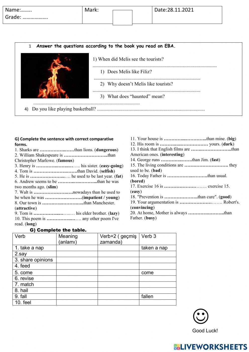 Quiz -9 -6th Grade-2021-November