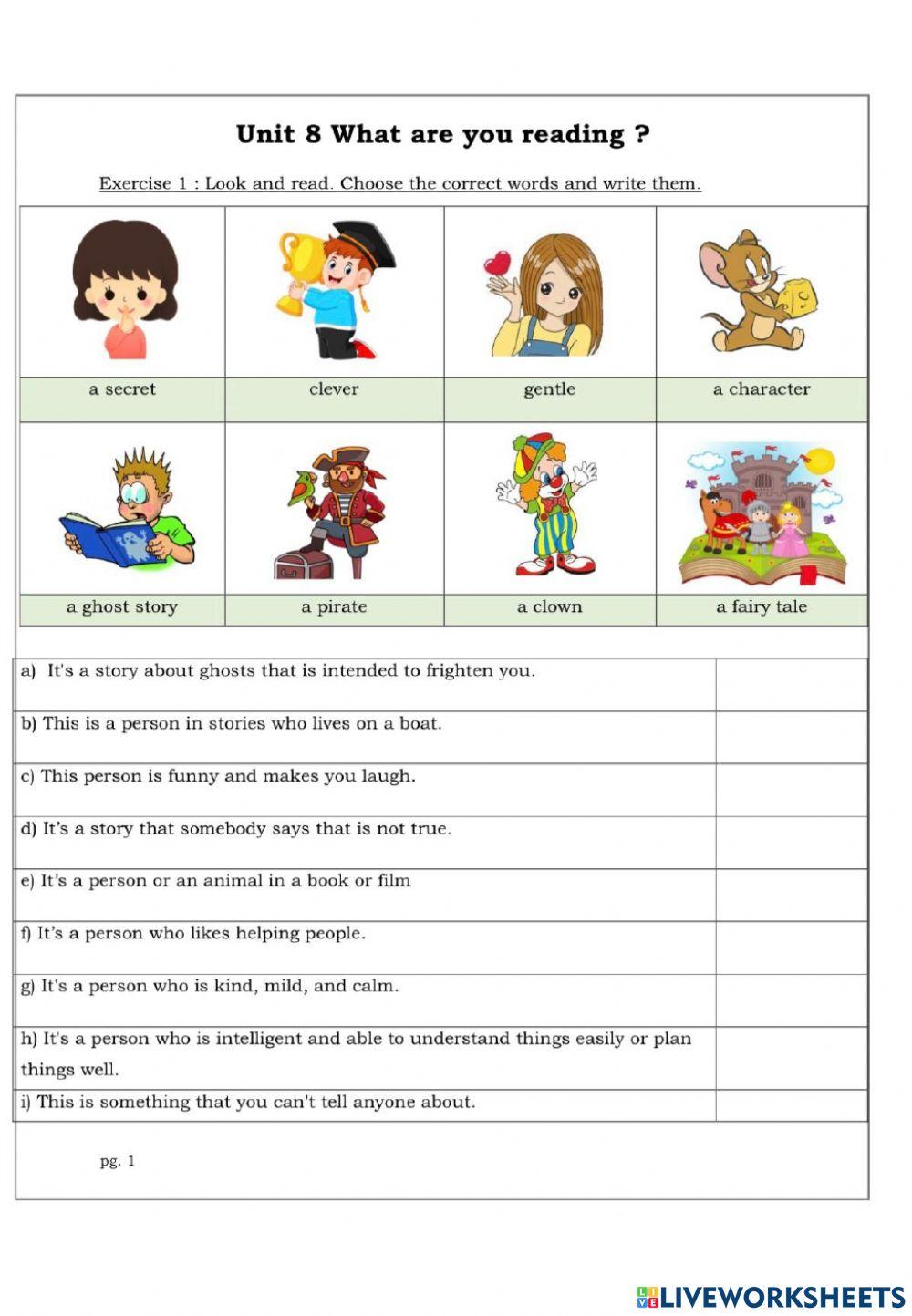 English 5 unit 8 test 1