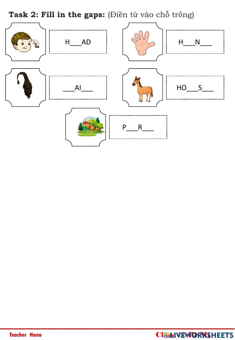 Unit 8 - In the park