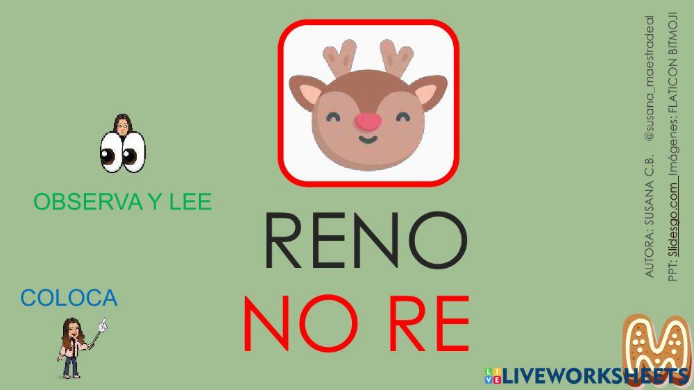 Lectura global y silábica  -Navidad 2-