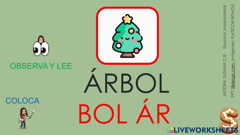 Lectura global y silábica  -Navidad 2-