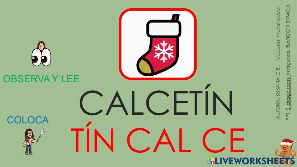 Lectura global y silábica  -Navidad 2-