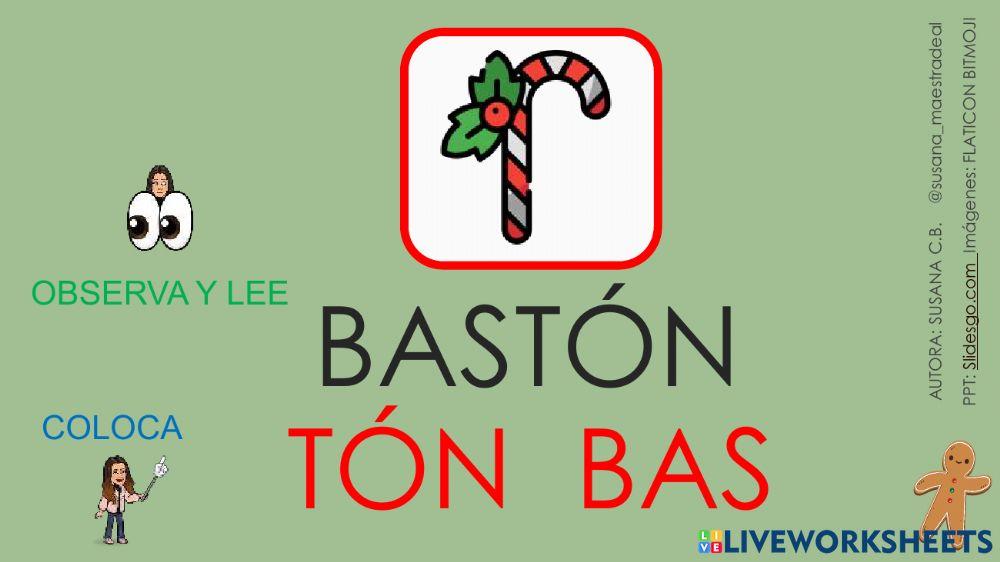 Lectura global y silábica  -Navidad 2-