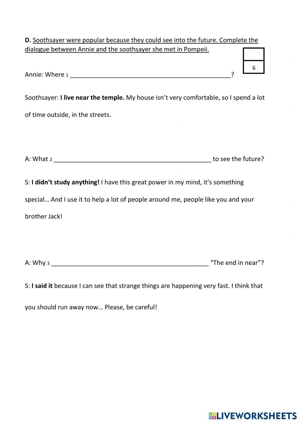 ENGLISH - UNIT 8 TEST - PDF