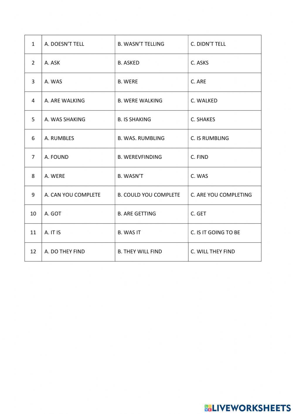 ENGLISH - UNIT 8 TEST - PDF