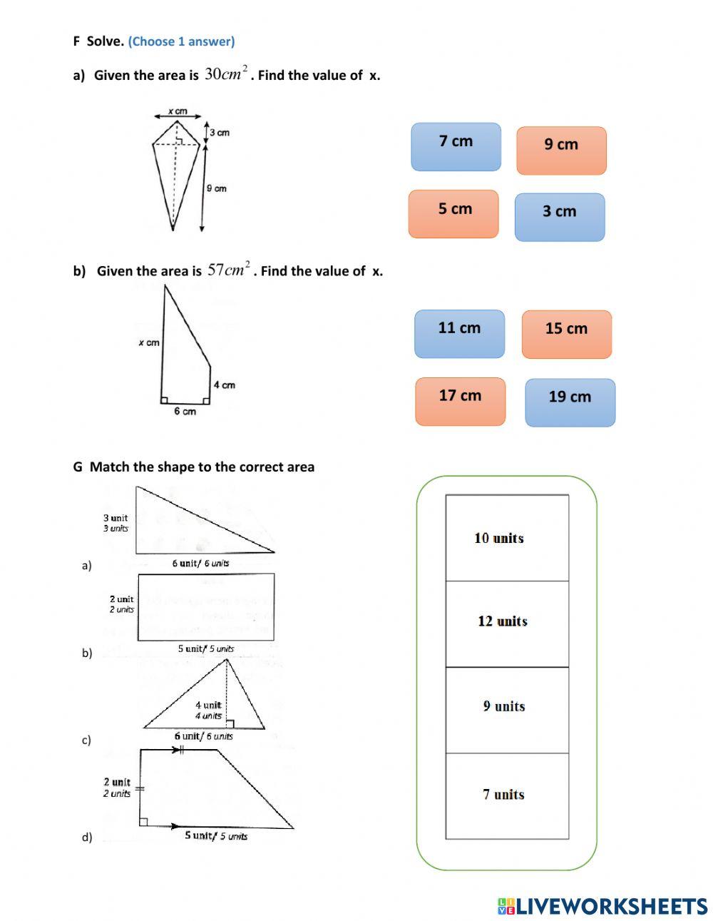 Chapter 10 :perimeter and area