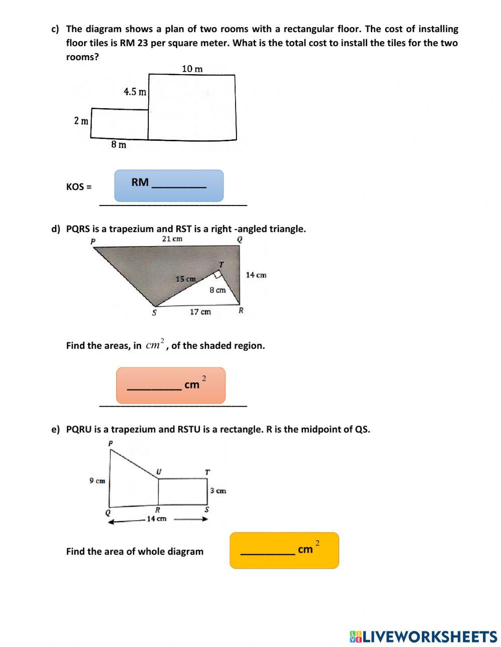 Chapter 10 :perimeter and area