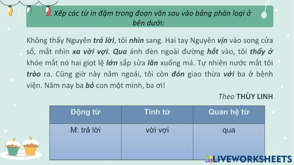 Luyện từ và câu