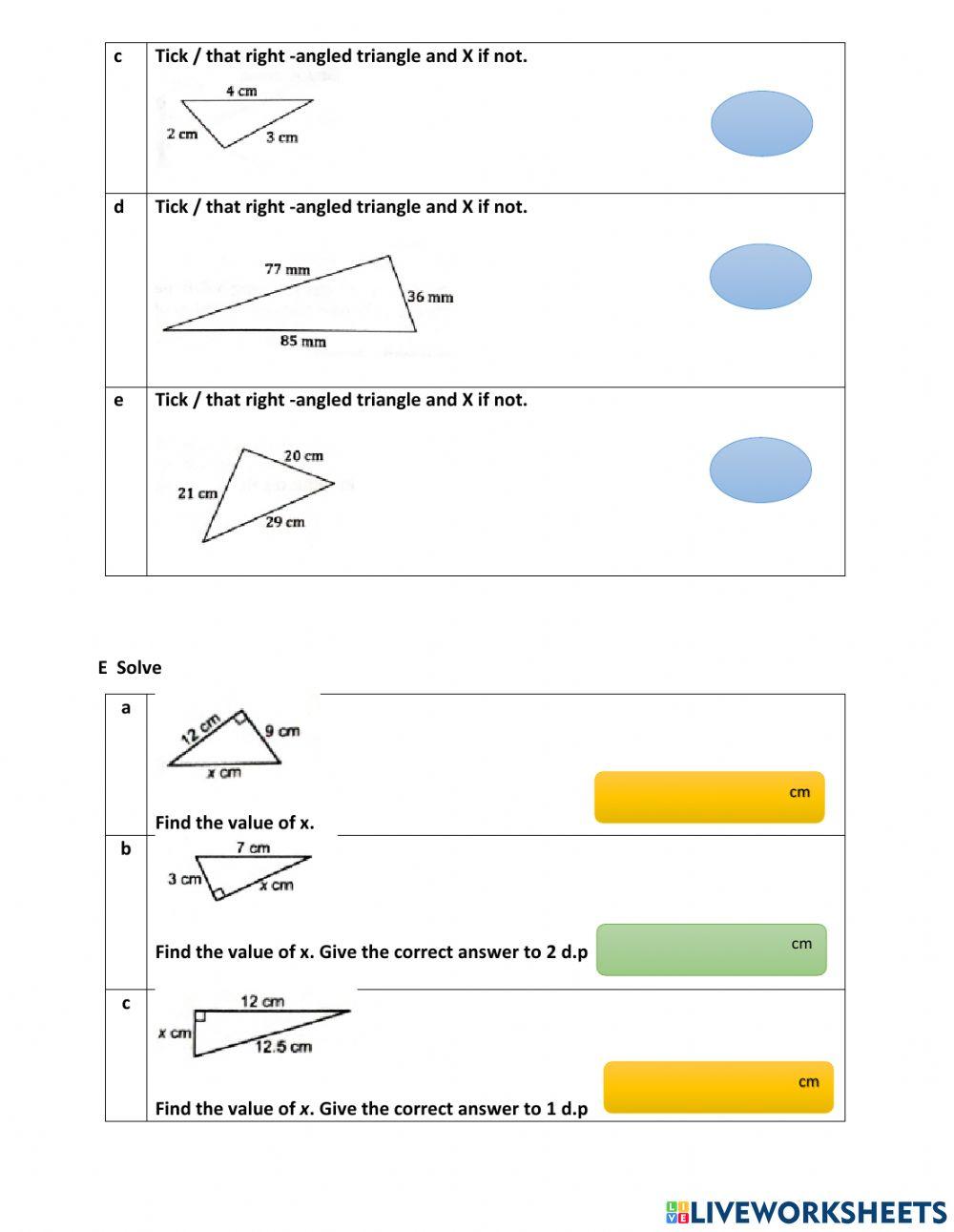 Chapter 13 the pythagoras theorem