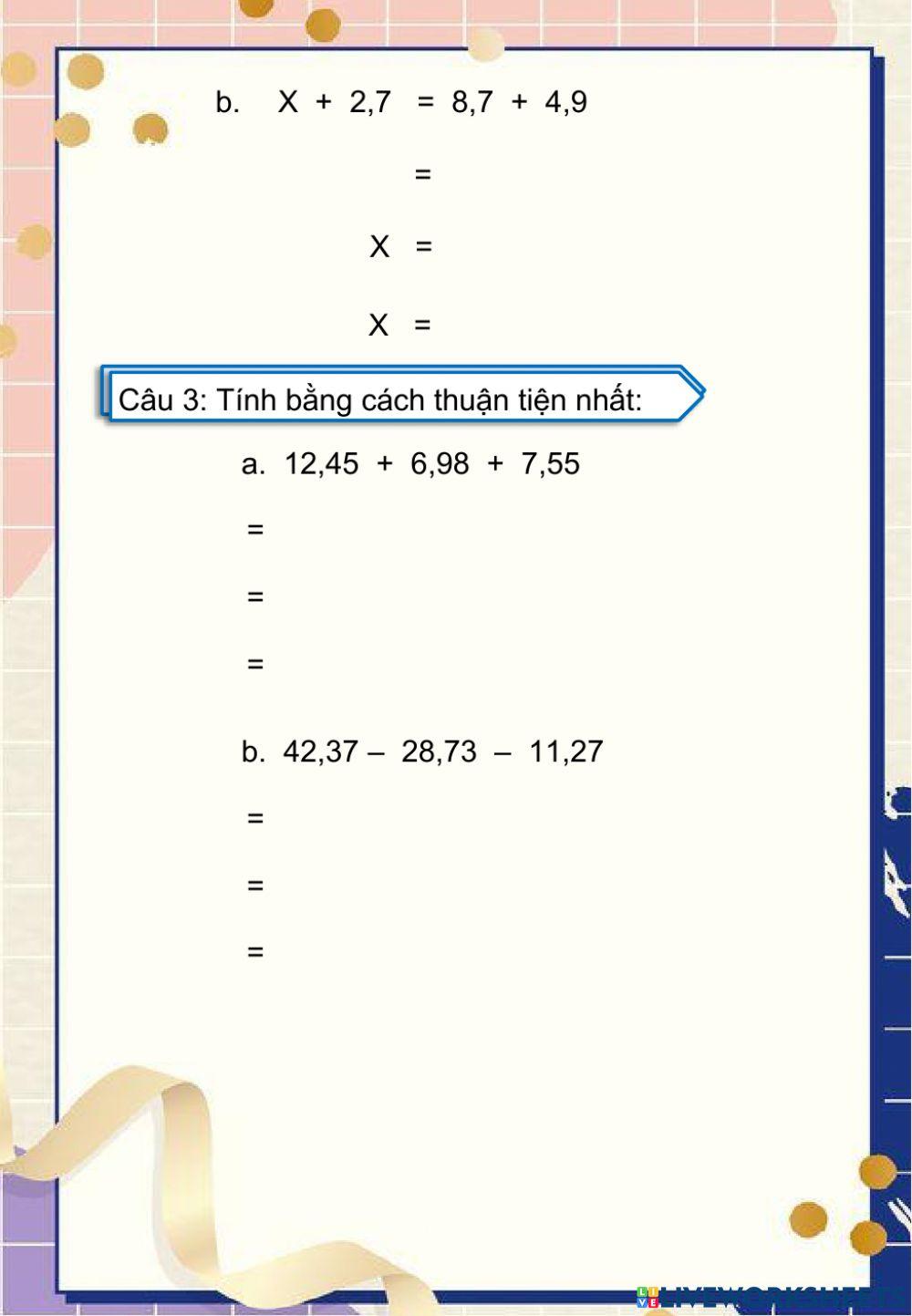 Toán 5 - Luyện tập chung - Trang 55 Toán 5 - Luyện tập chung - Trang 55