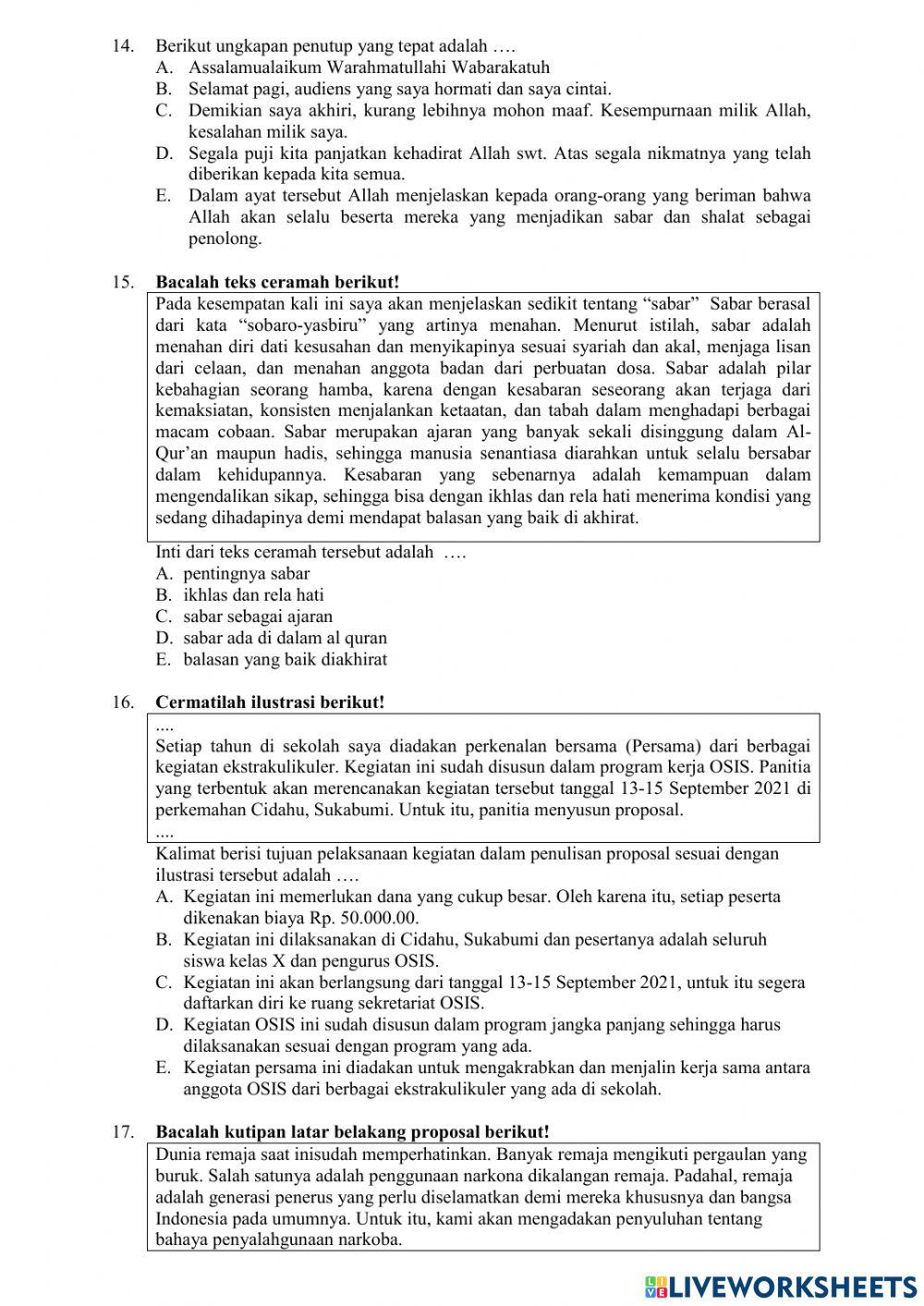 US Bahasa Indonesia XI