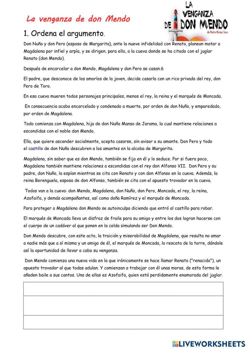 La venganza de don Mendo