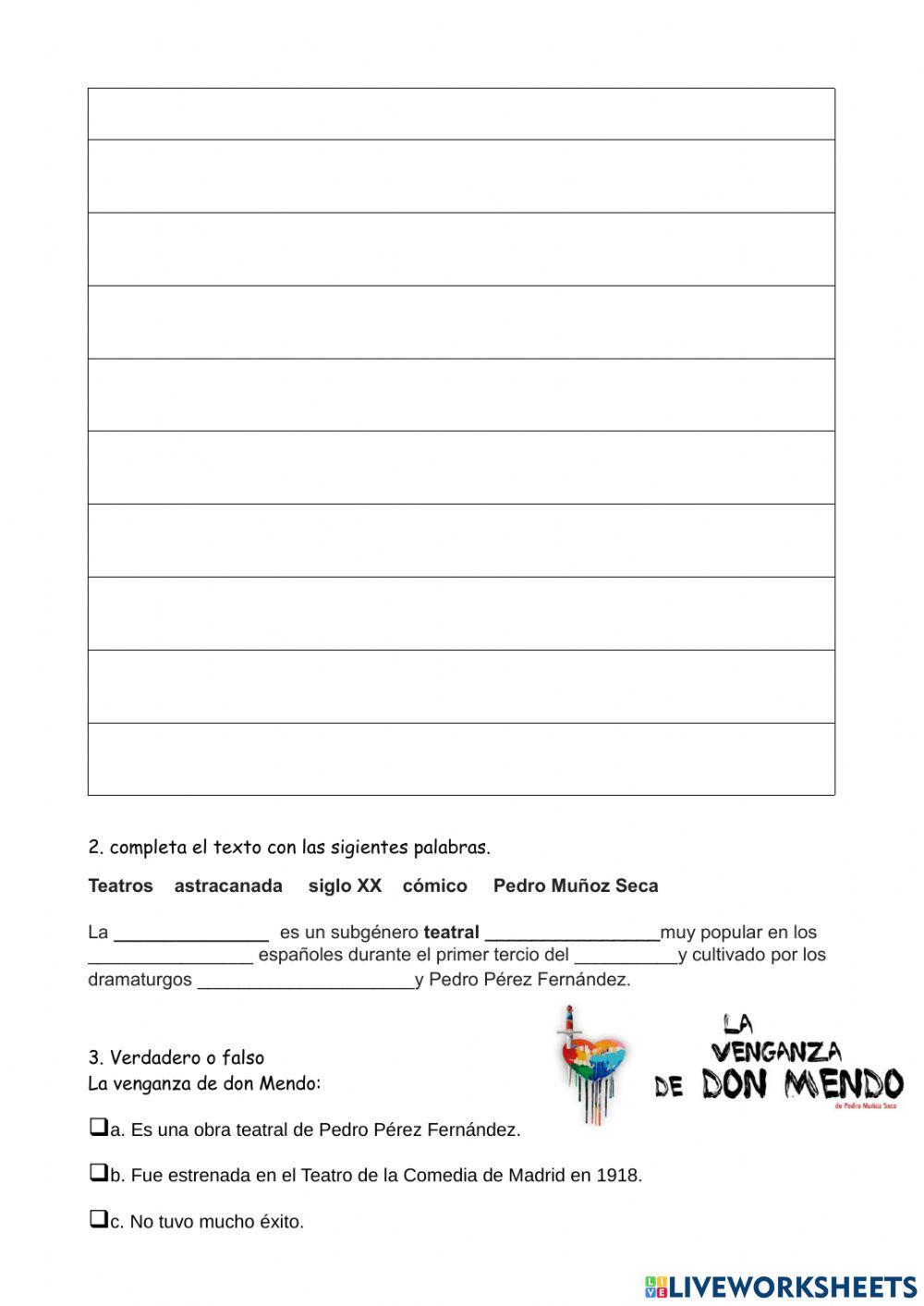 La venganza de don Mendo