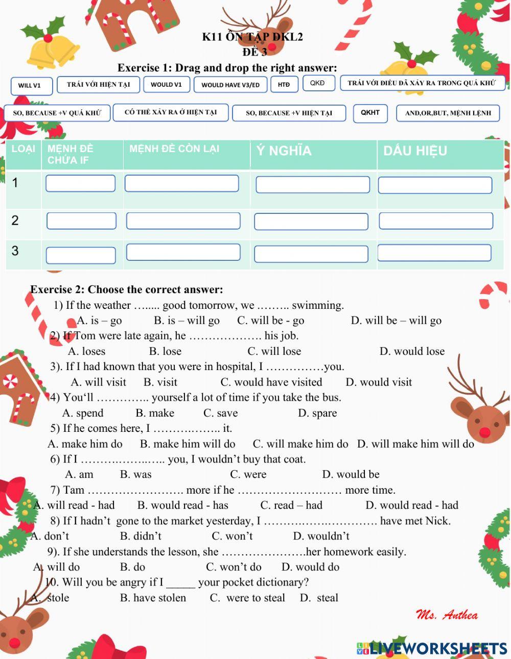 K11 ôn tập dkl2 đề số 3