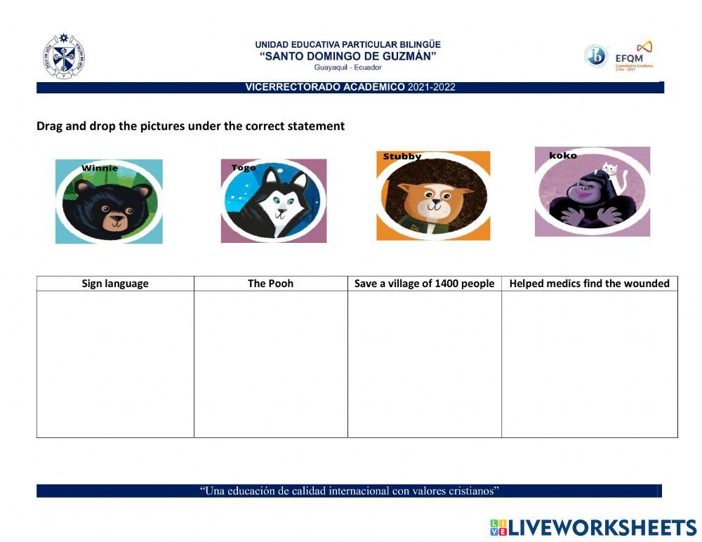 Amazing animals who changed the world