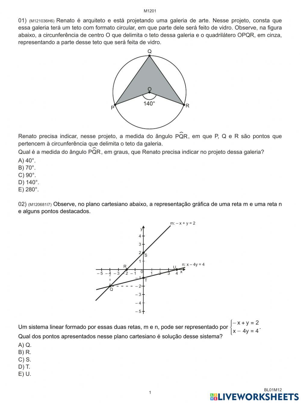 Matemática REVISÃO