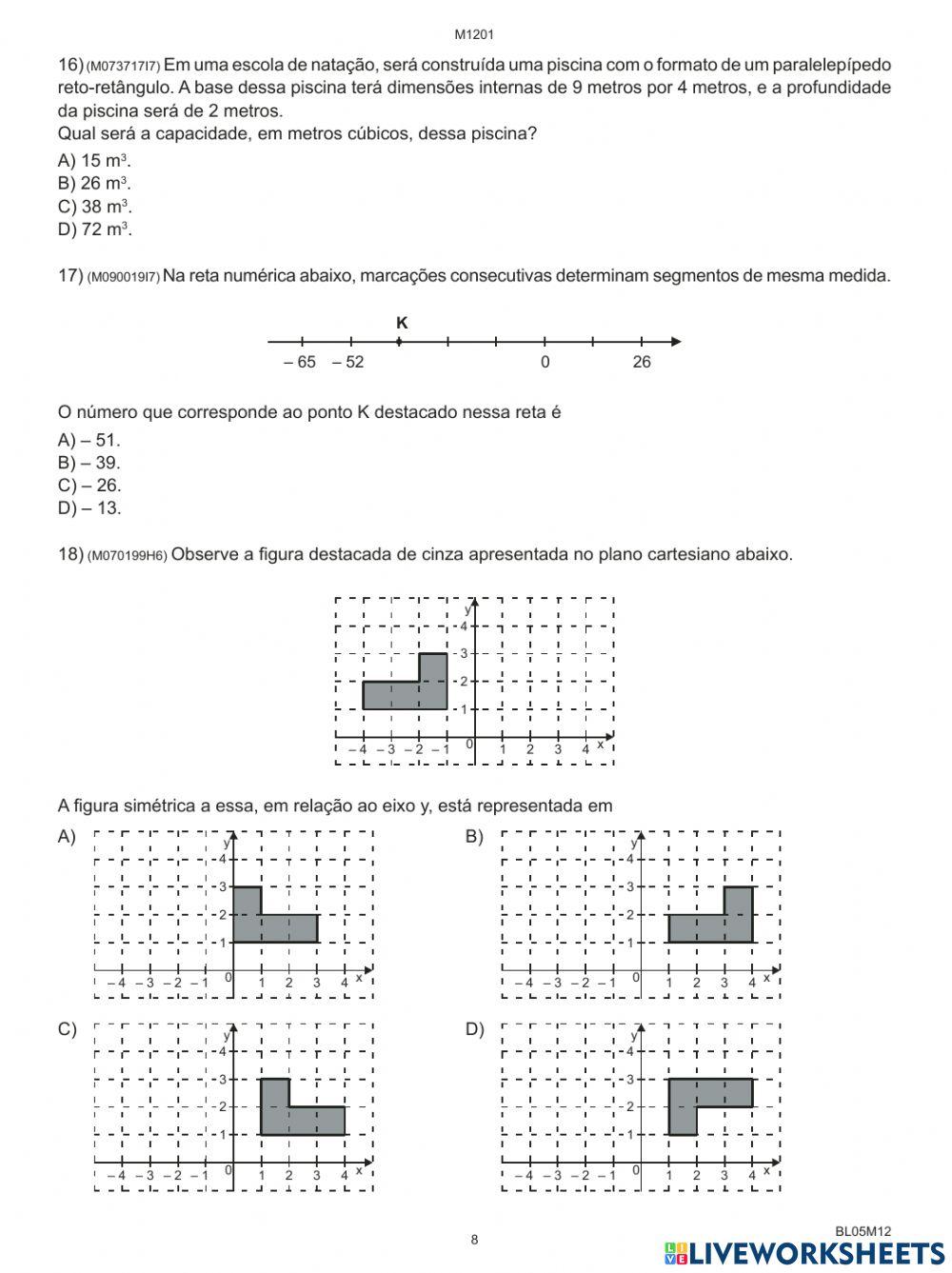 Matemática REVISÃO