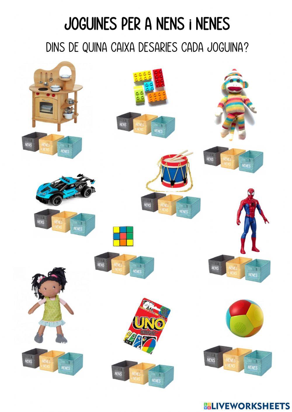 Joguines per a nens i nenes