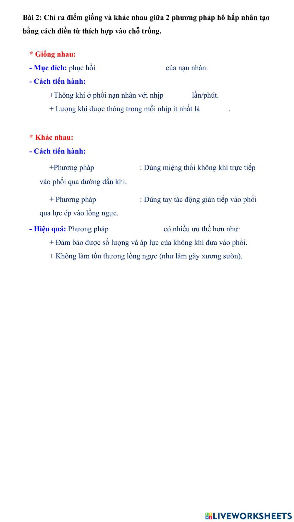 Hô hấp nhân tạo