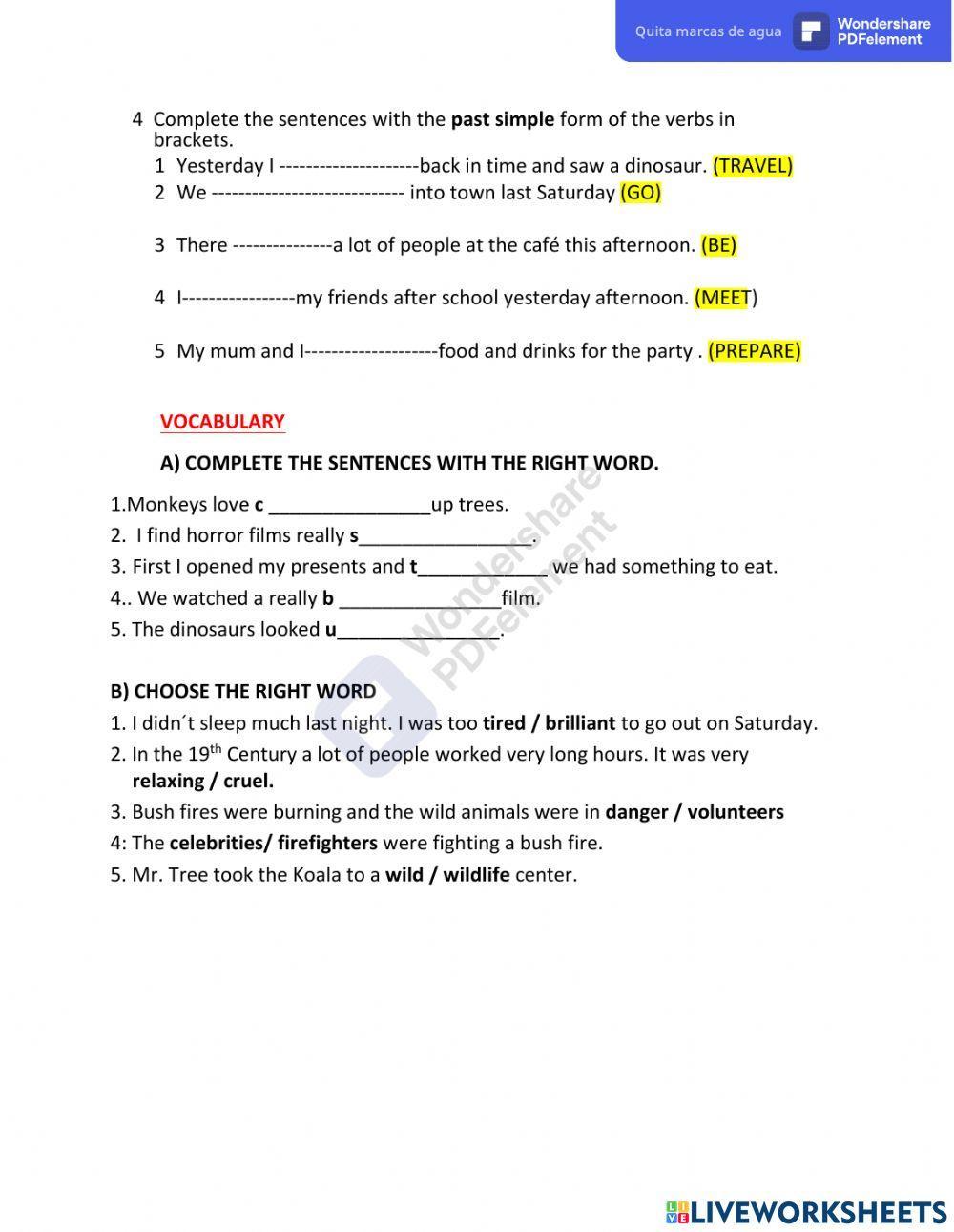 English + 2 .units 1 to 4