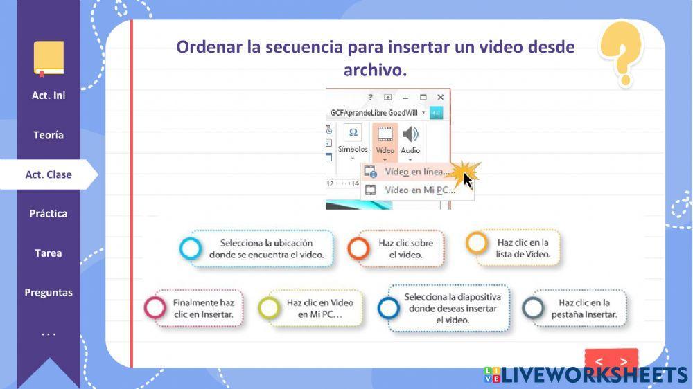 Actividad en clase Noveno