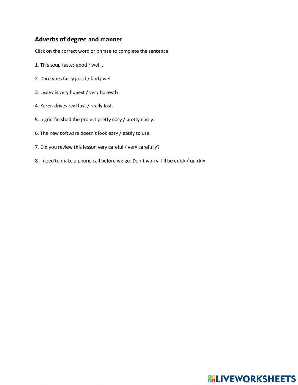 Sensory verbs + like