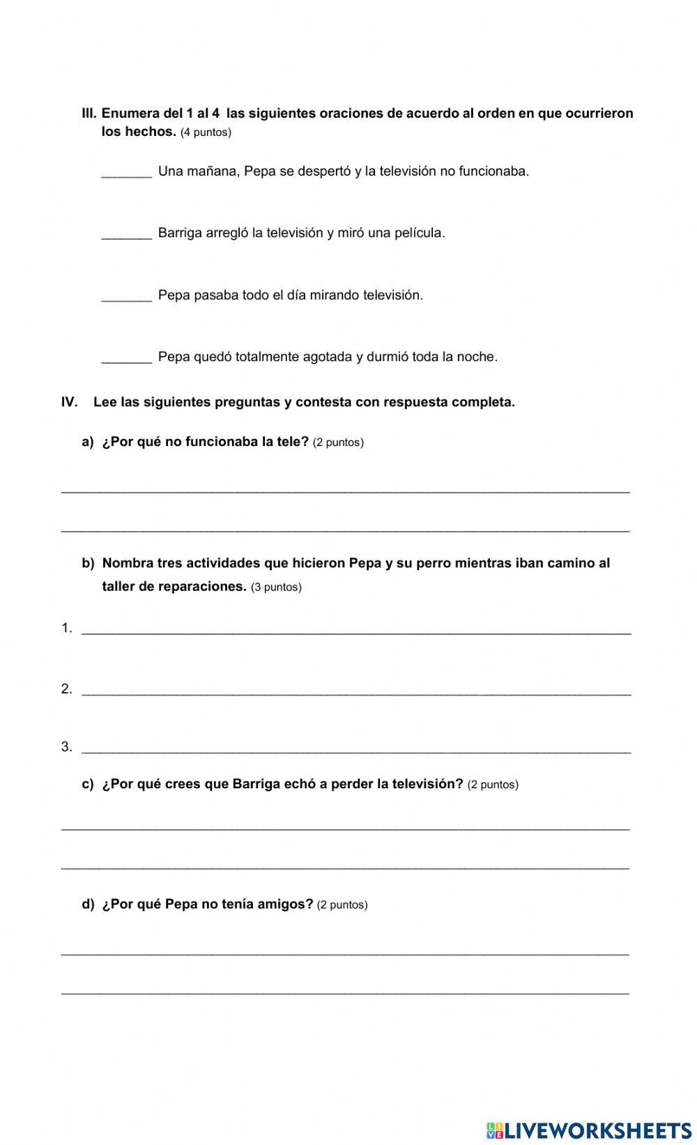 Prueba No funciona la tele