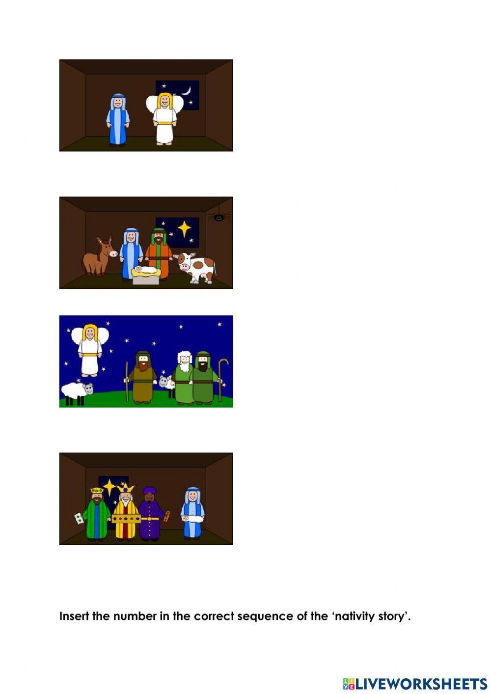 Nativity Story online exercise for Live Worksheets