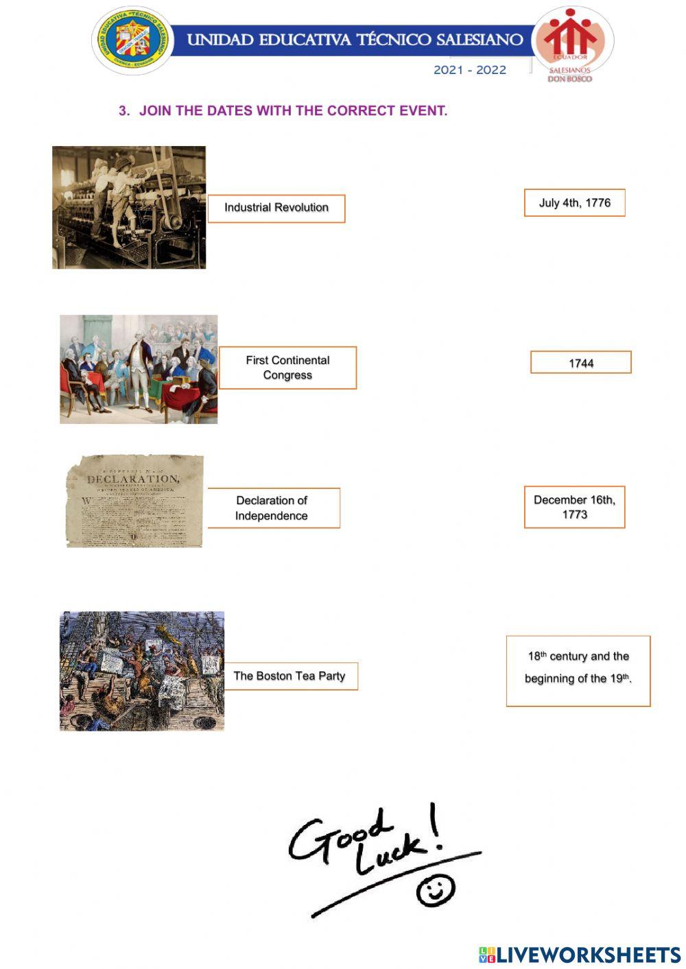 Recovery Worksheet - Social Studies