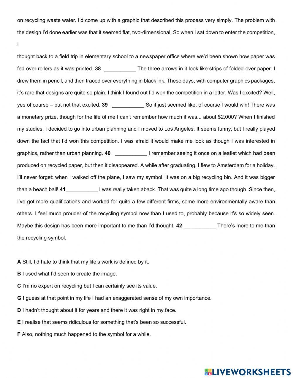 EVALUATION - READING - 2nd TERM