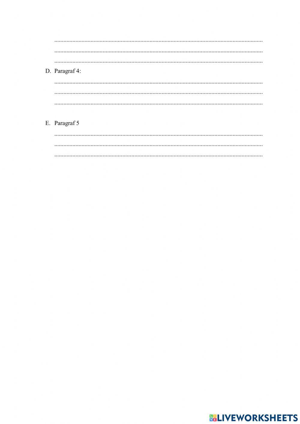 Gagasan pokok dan Gagasan pendukung