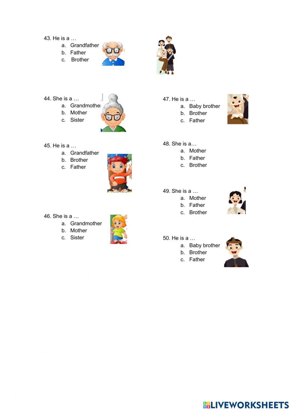 English Exercise Grade 1 Semester 1