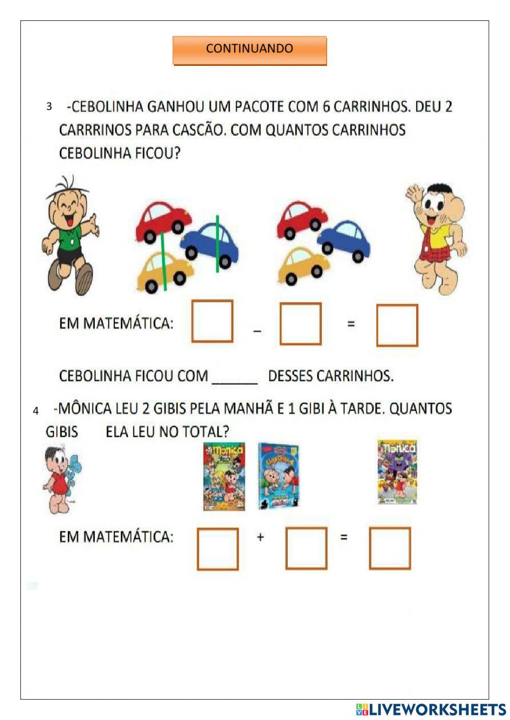 Probleminhas turma da mônica