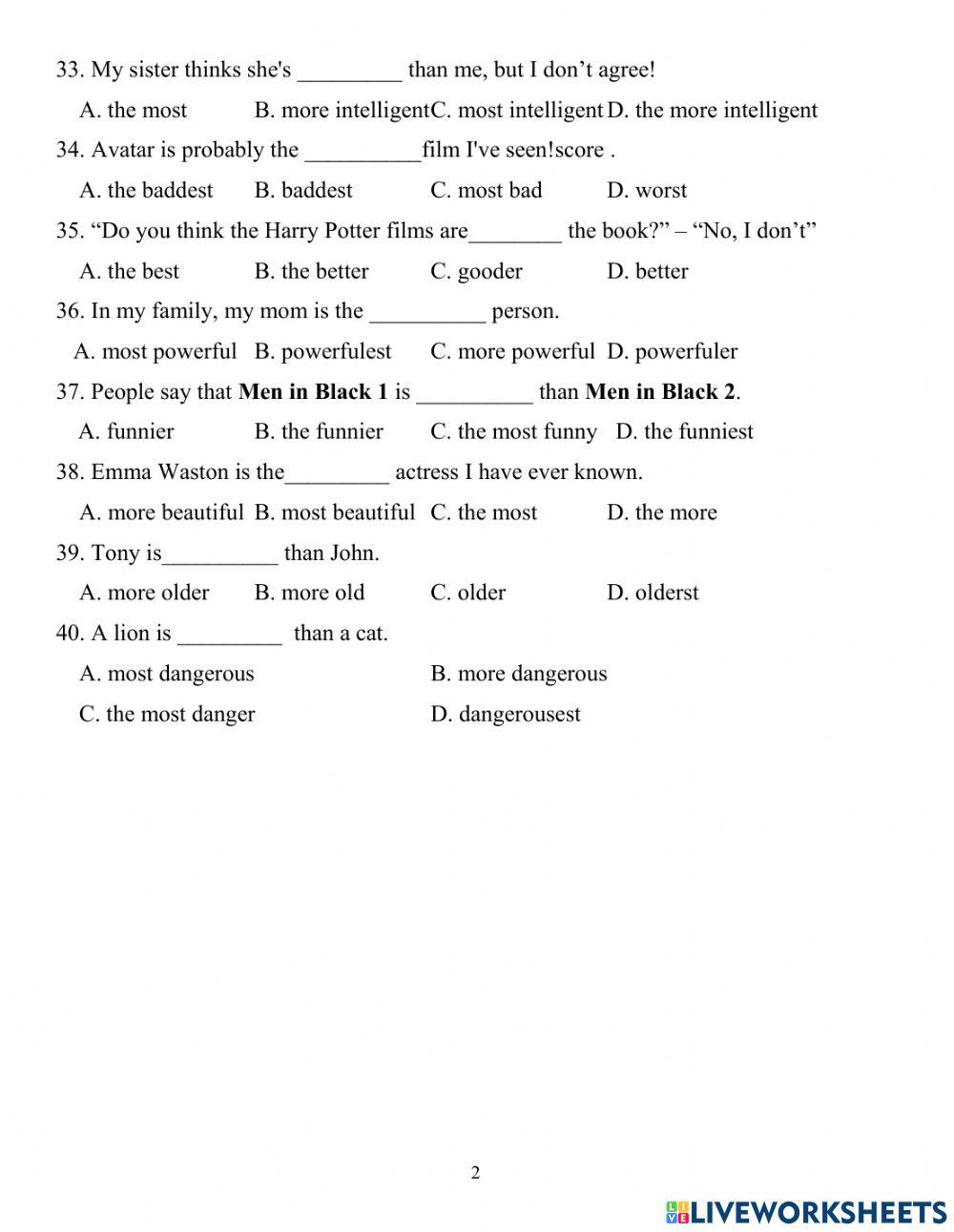 Đc cuối kì 1-mc 21-40
