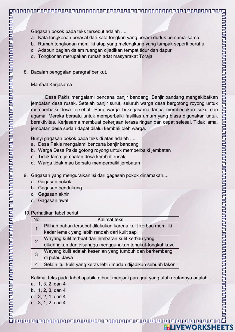 Tema 1 bahasa indonesia