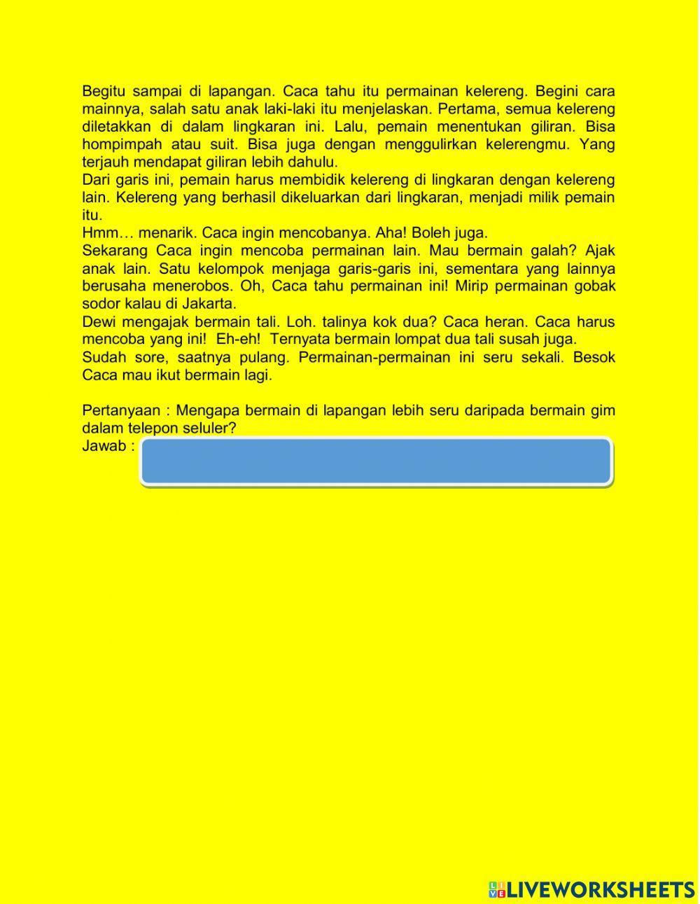 Soal akm literasi level 2