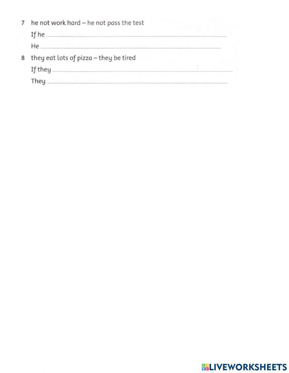 First conditional questions form | LiveWorksheets